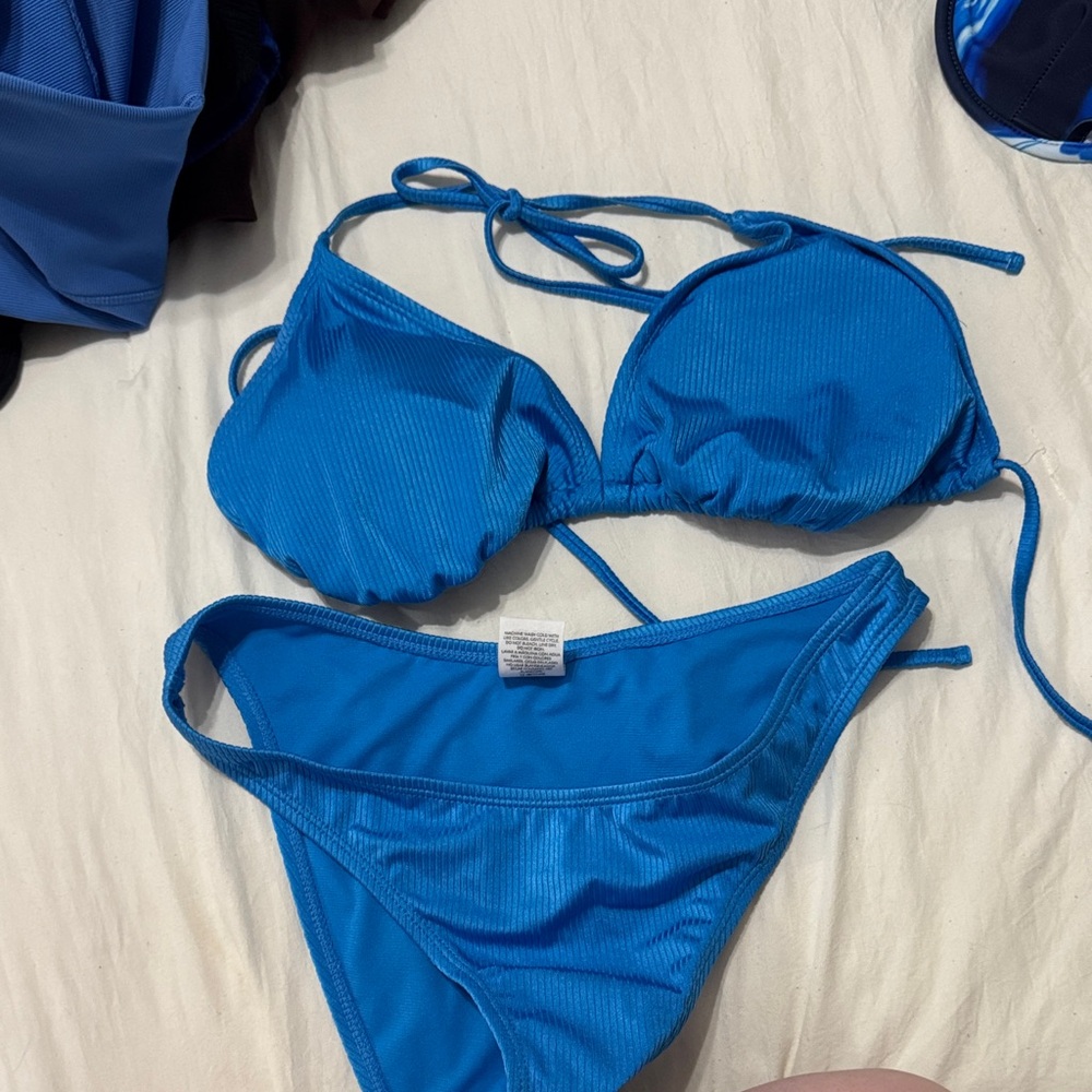 No Boundaries Vibrant Blue Bikini Set